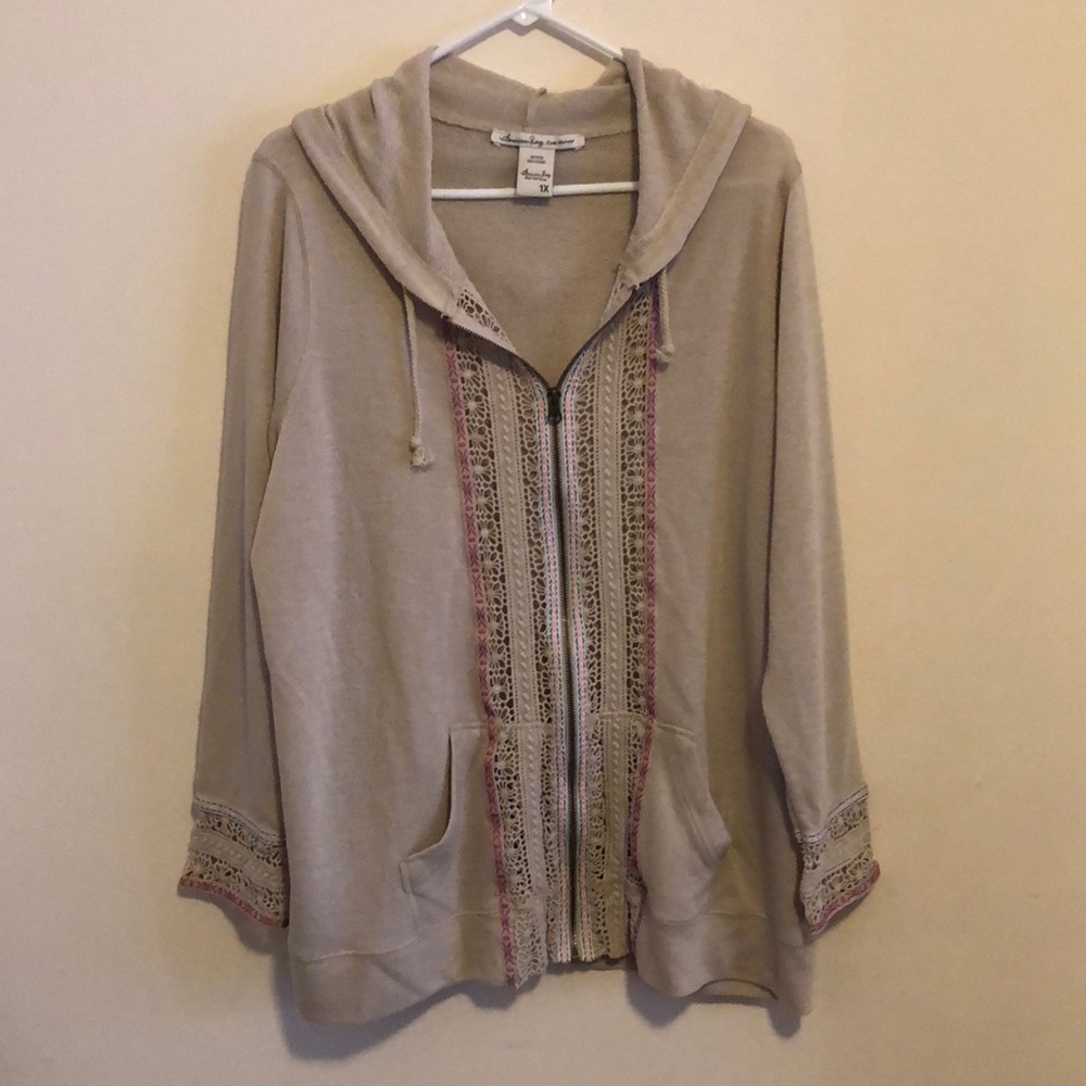 American Rag Cie Sweater With Hood